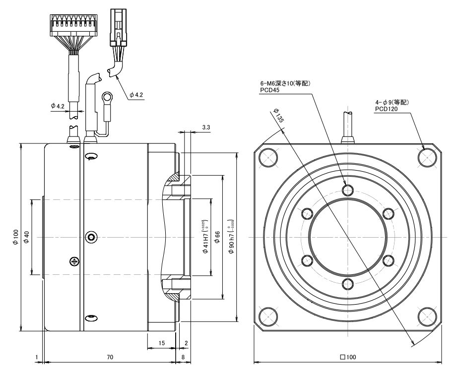 MDH-100シリーズ│小型ダイレクトドライブモータのマイクロテック