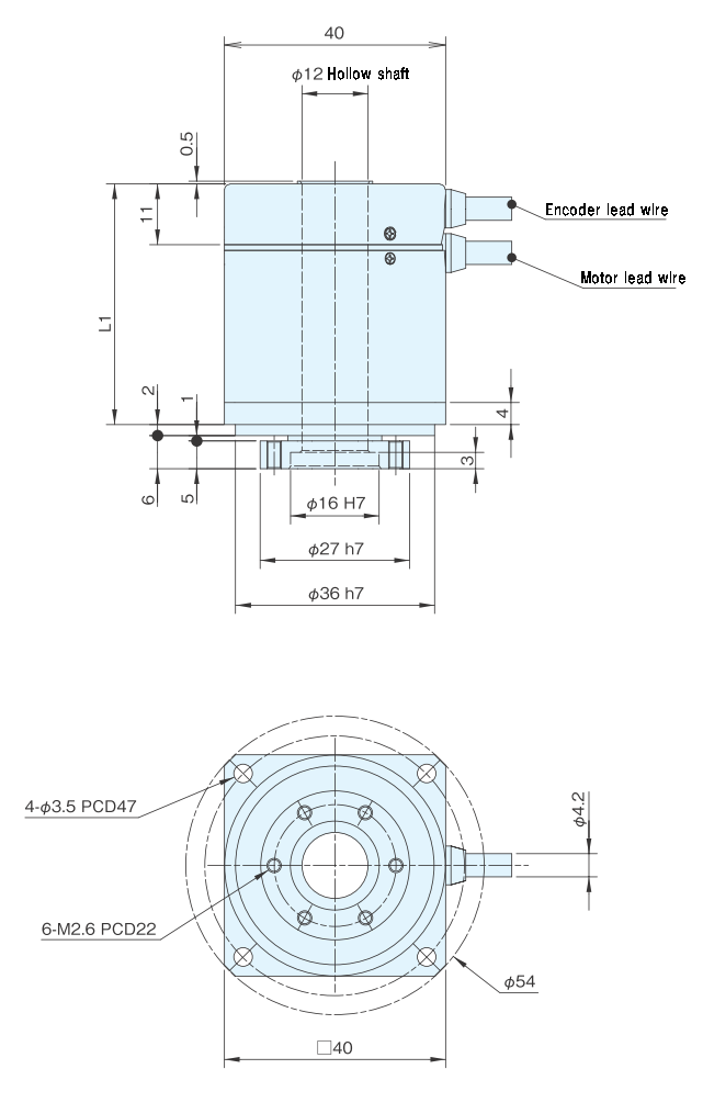 MDS/MDH-40シリーズ│小型ダイレクトドライブモータのマイクロテック